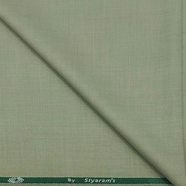 Suit Fabric Siyaram Plain Color Tea Green