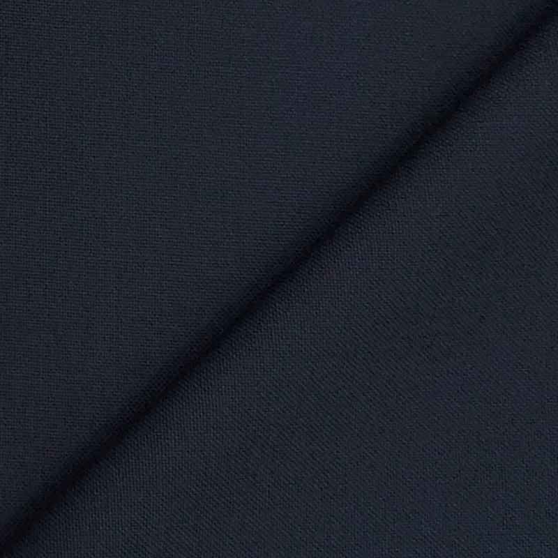 Suit Fabric Raymond Poly Viscose Plain Color Prussian Blue