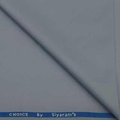 Suit Fabric Siyaram Plain Color Chrome Grey
