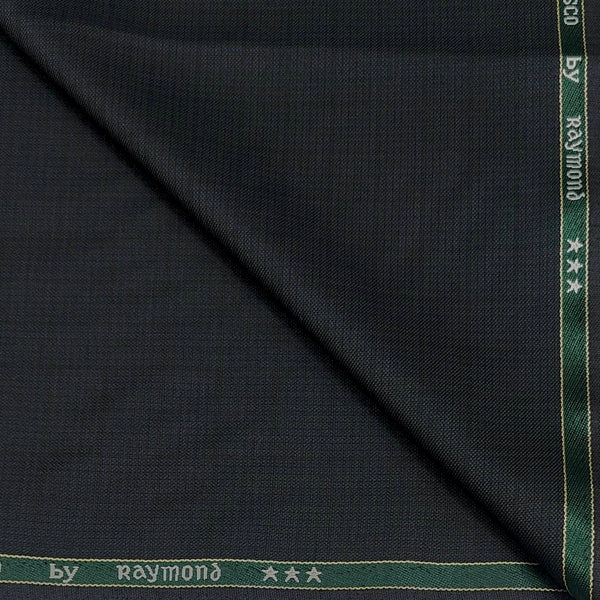 Suit Fabric Raymond Poly Viscose Check Color Dark Grey