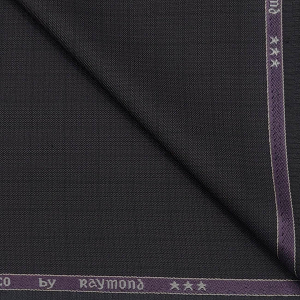 Suit Fabric Raymond Poly Viscose Check Color Dark Wine