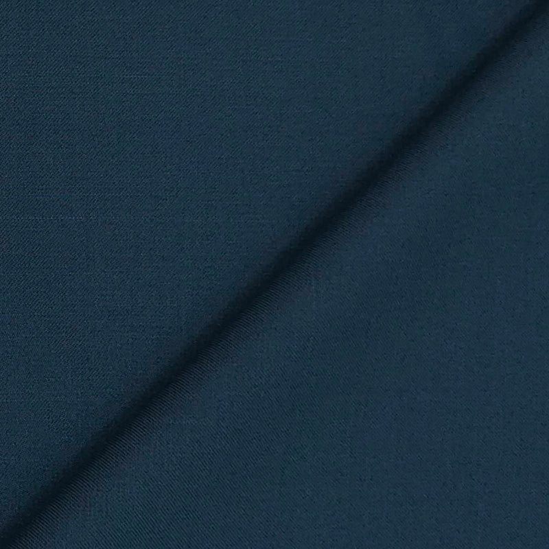 Suit Fabric Raymond Poly Viscose Plain Color Agean Blue