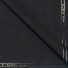 Suit Fabric Raymond Poly Viscose Check Color Charcoal Grey N Light Brown