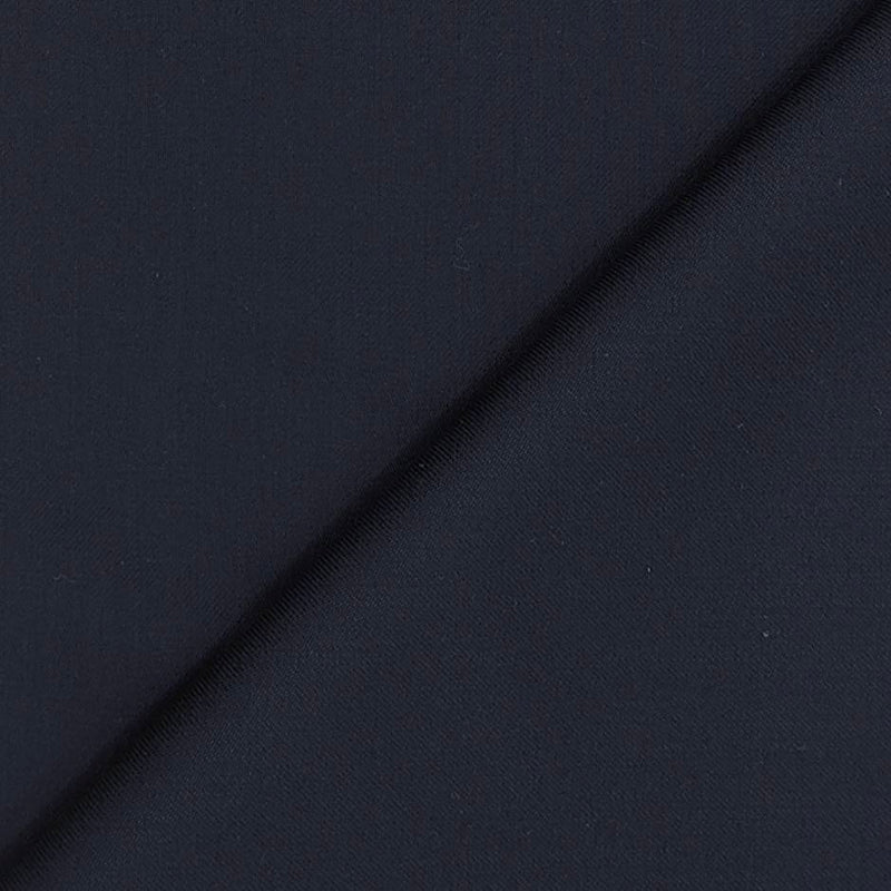 Suit Fabric Reid & Taylor Poly Viscose Plain Color Dark Blue