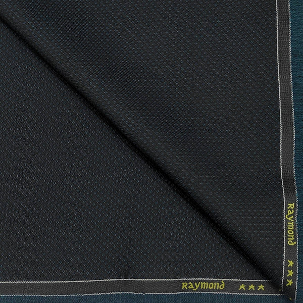 Suit Fabric Raymond Poly Viscose Dotted Color Jungle Green