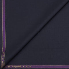 Suit Fabric Raymond Poly Viscose Check Color Indigo Blue