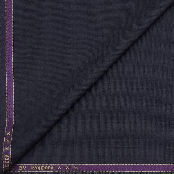 Suit Fabric Raymond Poly Viscose Check Color Indigo Blue