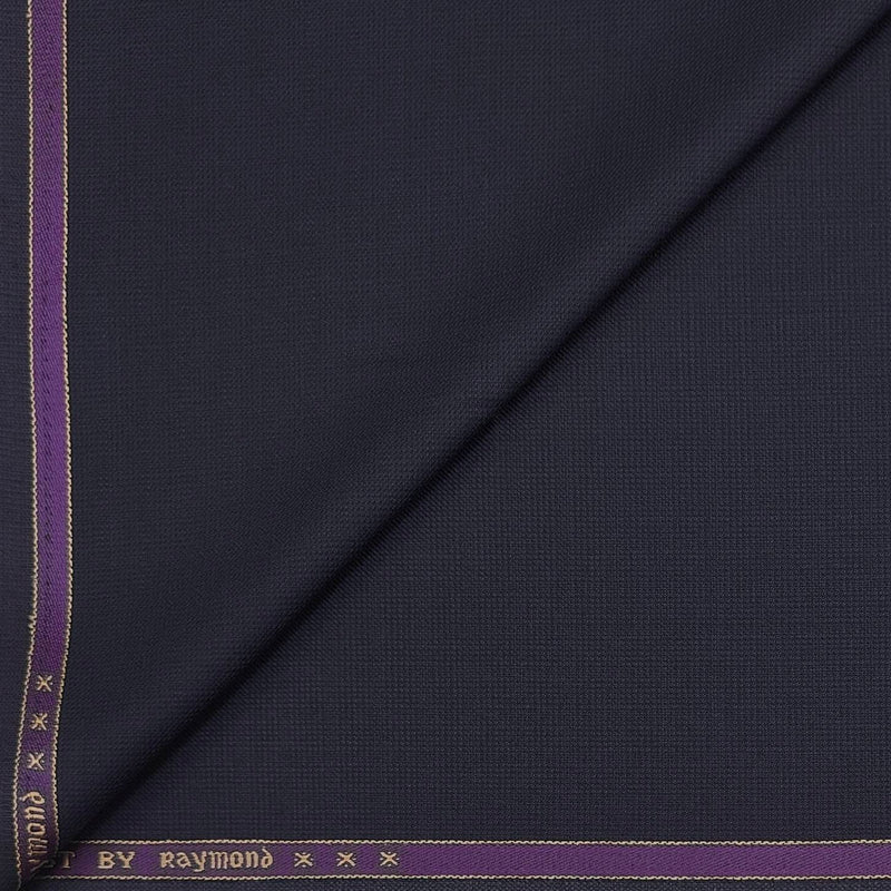 Suit Fabric Raymond Poly Viscose Check Color Indigo Blue