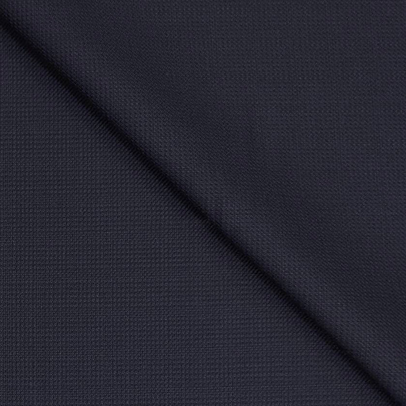 Suit Fabric Raymond Poly Viscose Check Color Indigo Blue