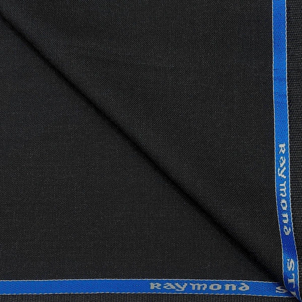 Suit Fabric Raymond Poly Viscose Plain Color Dark Worsted Grey