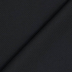 Suit Fabric Reid & Taylor 100s Wool Blended Dobby Color Black