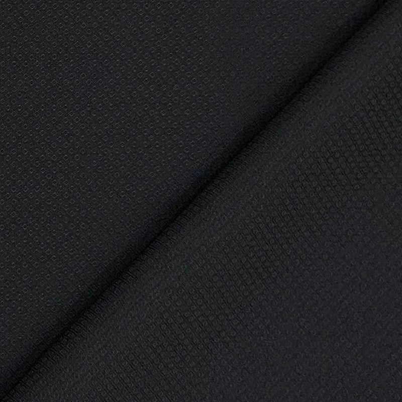 Suit Fabric Reid & Taylor 100s Wool Blended Dobby Color Black