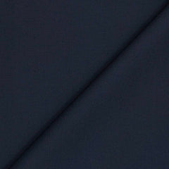 Suit Fabric Reid & Taylor 100s Wool Blended Slub Plain Color Neavy Blue