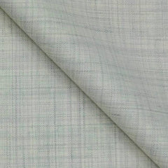 Suit Fabric Raymond Super 70s Wool Blended Slub Color Silver Grey