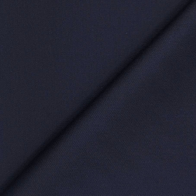Suit Fabric Raymond 100s Wool Blended Plain Color Space Blue