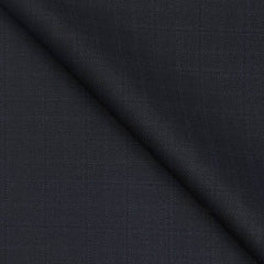Suit Fabric Raymond Super 35% Wool Blended Check Color Bluish Grey