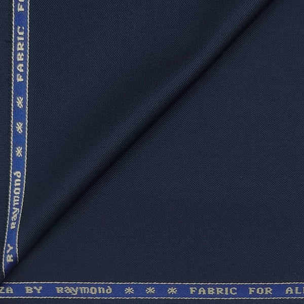 Suit Fabric Raymond Super 45% Wool Blended Plain Color Nevy Blue