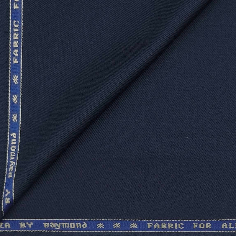 Suit Fabric Raymond Super 45% Wool Blended Plain Color Nevy Blue