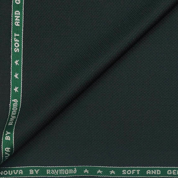 Suit Fabric Raymond 100s Wool Blended Dobby Color Seaweed Green