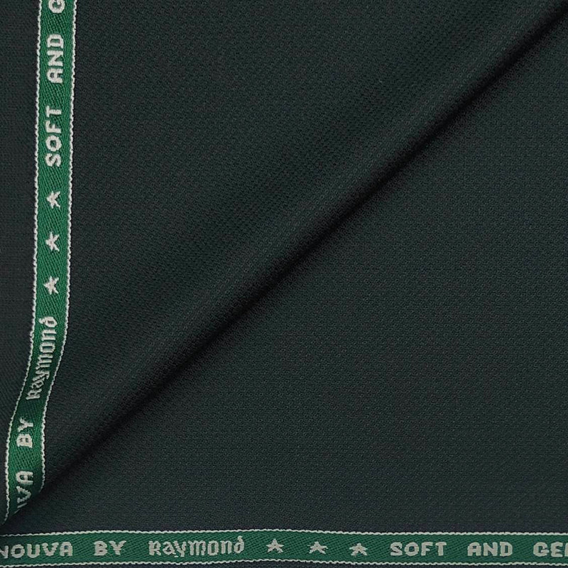 Suit Fabric Raymond 100s Wool Blended Dobby Color Seaweed Green