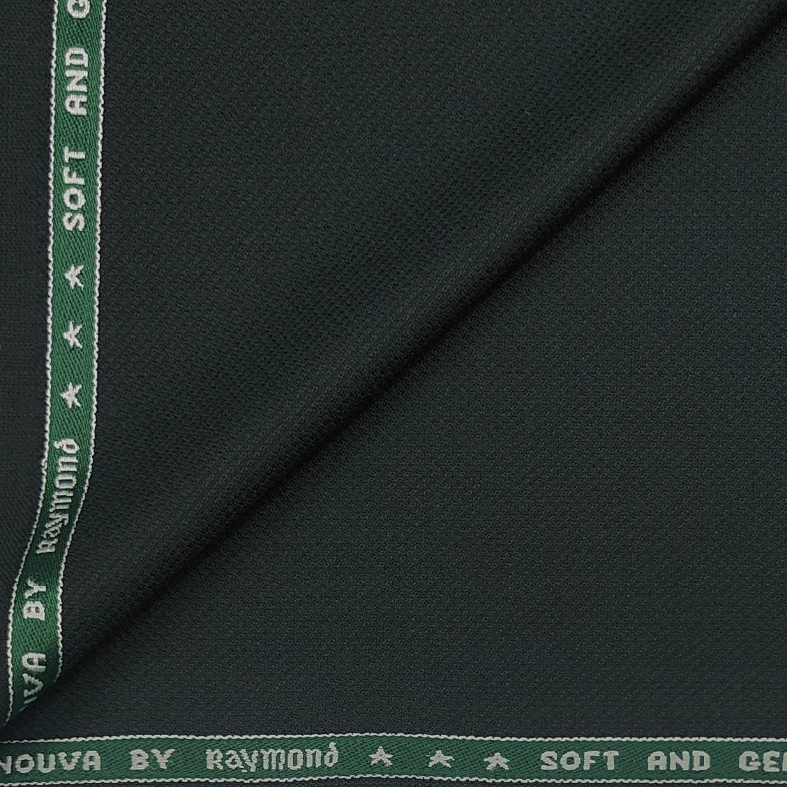 Suit Fabric Raymond 100s Wool Blended Dobby Color Seaweed Green