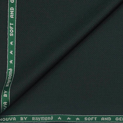 Suit Fabric Raymond 100s Wool Blended Dobby Color Seaweed Green