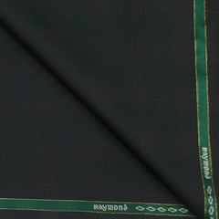 Suit Fabric Raymond Super 70s 25% Wool Blended Check Color Hunter Green