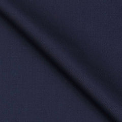 Suit Fabric Raymond Super 70s Wool Blended Plain Color Indigo Blue