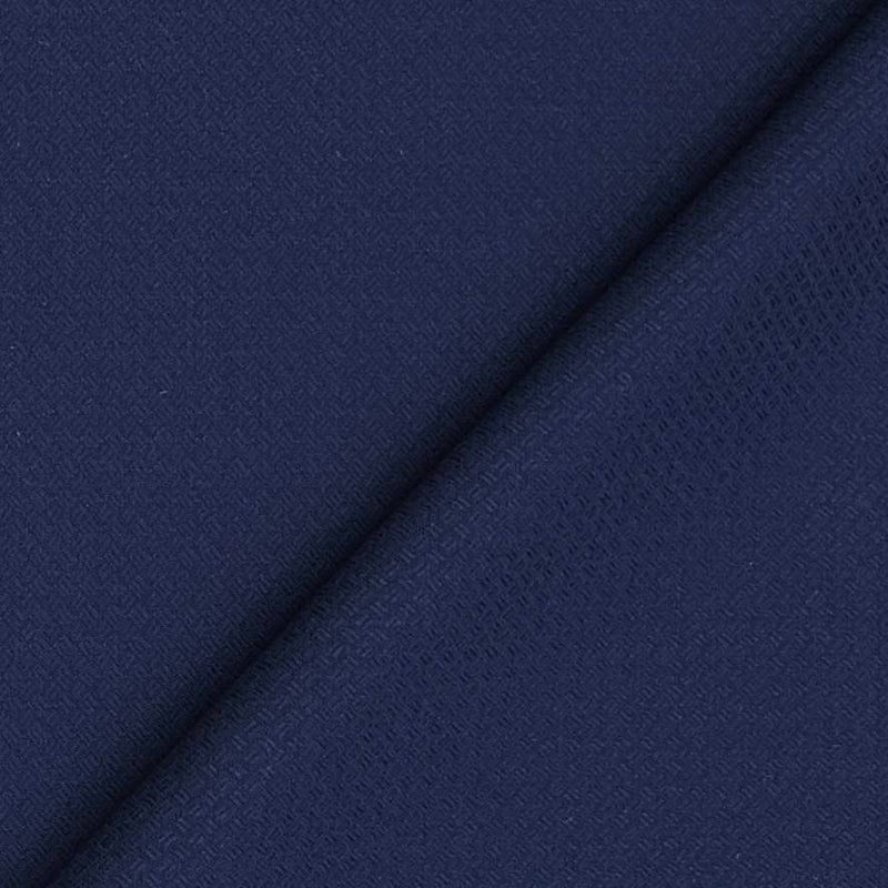 Suit Fabric Raymond Super 70s Wool Blended Dotted Color Berry Blue