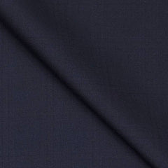 Suit Fabric Raymond 90s count 45% Wool Mix Check Color Dark Blue