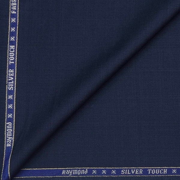 Suit Fabric Raymond Super 70s Wool Blended Check Color Resolution Blue