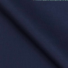 Suit Fabric Raymond Super 70s Wool Blended Plain Color Blue
