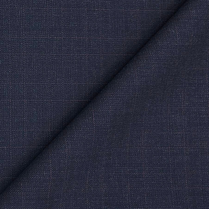 Suit Fabric Raymond 90s count 45% Wool Mix Check Color Lavender Blue