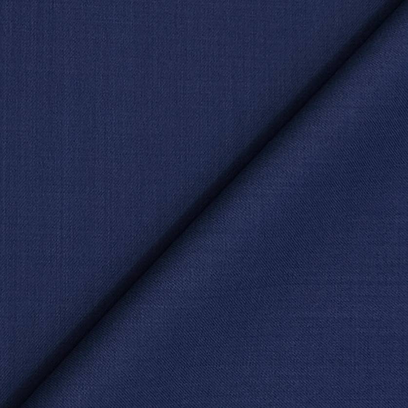 Suit Fabric Raymond Super 100s count 45%Wool Plain Color Blue