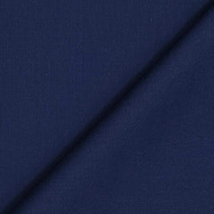 Suit Fabric Raymond 52%Marino Wool Plain Color Cobalt Blue