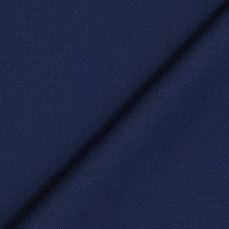 Suit Fabric Raymond 52%Marino Wool Plain Color Cobalt Blue