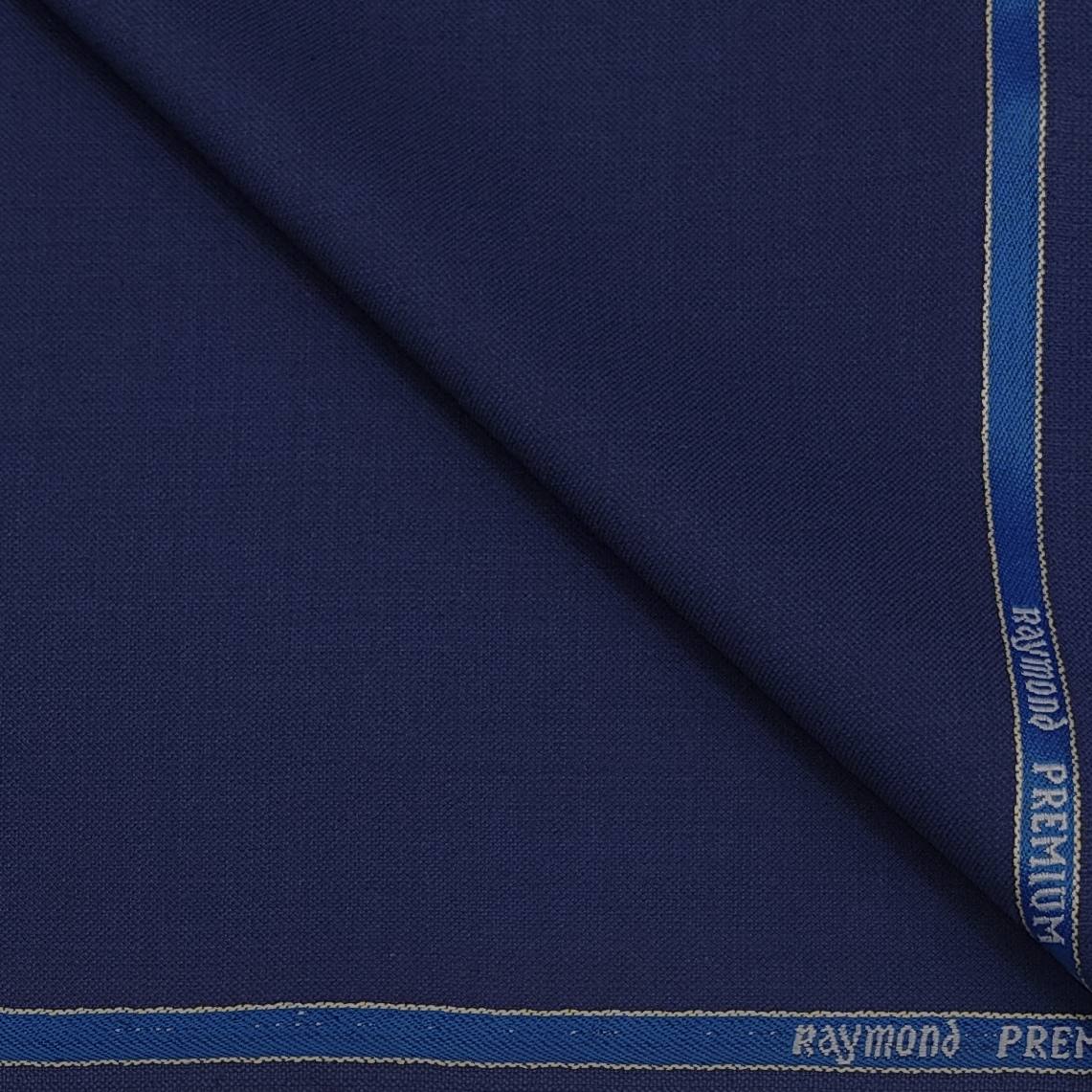 Suit Fabric Raymond Super 70s Marino Wool Plain Color Berry Blue