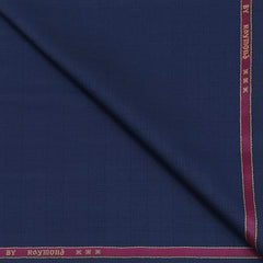 Blazer Fabric Raymond check Poly Viscose Colour Resolution Blue