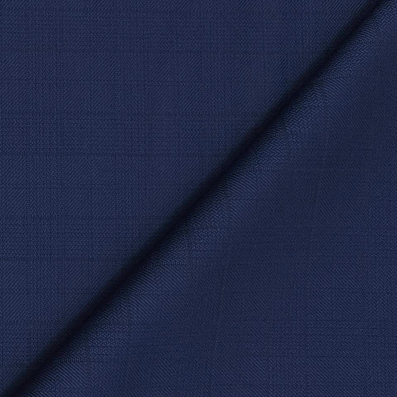 Blazer Fabric Raymond check Poly Viscose Colour Resolution Blue