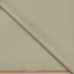 Blazer Fabric Graviera Poly Viscose Dobby Colour Golden Beige