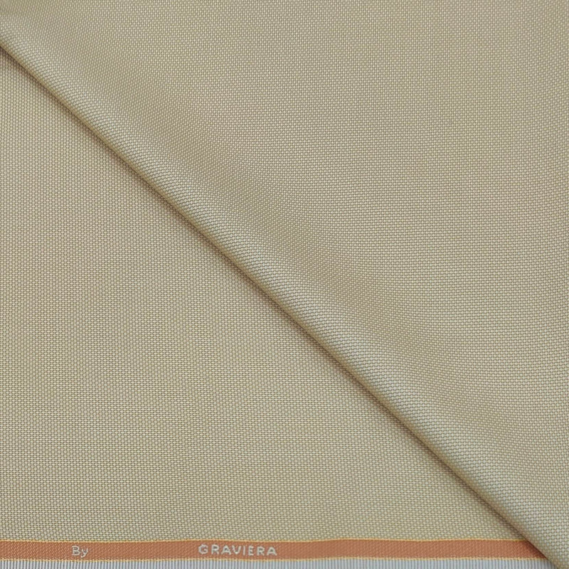 Blazer Fabric Graviera Poly Viscose Dobby Colour Golden Beige