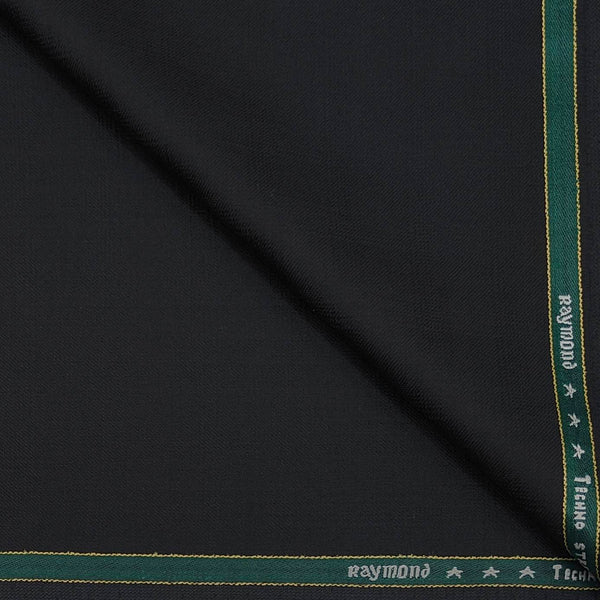 Blazer Fabric Raymond Super 90s Count 45% Wool Mild Check Colour Black