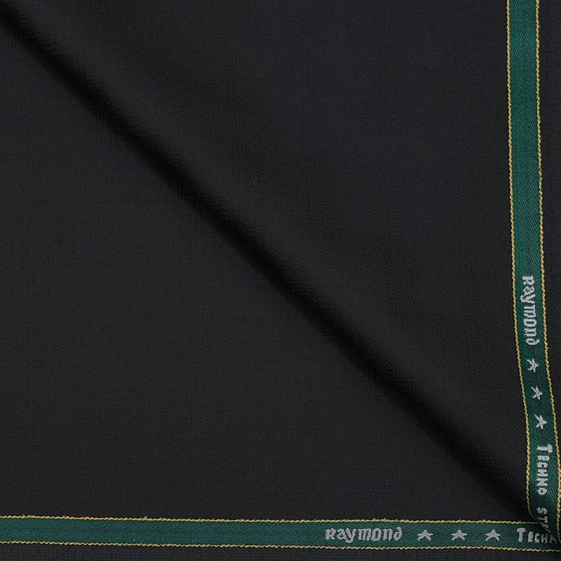 Blazer Fabric Raymond Super 90s Count 45% Wool Mild Check Colour Black