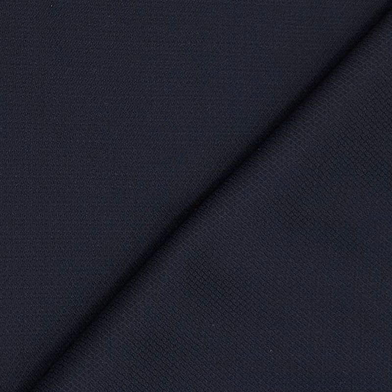 Blazer Fabric OCM Super 100s Count Wool Blended Dotted  Colour Dark Blue
