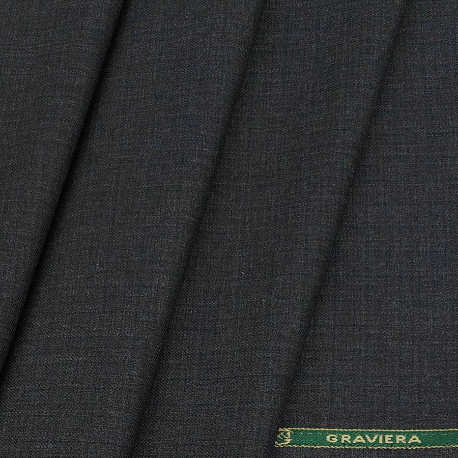 Blazer Fabric Graviera Poly Viscose Mild Check Colour greenish Grey