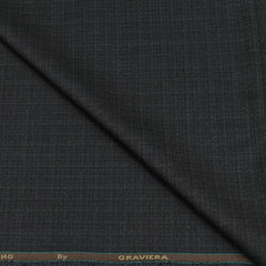 Blazer Fabric Graviera Poly Milrd Check Colour Brownish Grey