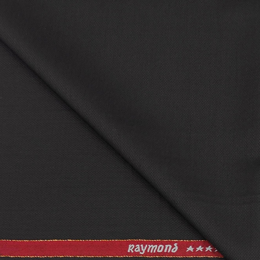 Blazer Fabric Raymond Wool Blended Fine Count self Texture Colour Dark Coffee