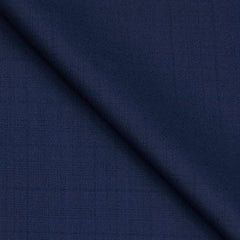 Blazer Fabric Raymond Poly Viscose check Colour  Nevy Blue