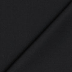 Blazer Fabric Graviera Poly Viscose Plain Colour Black