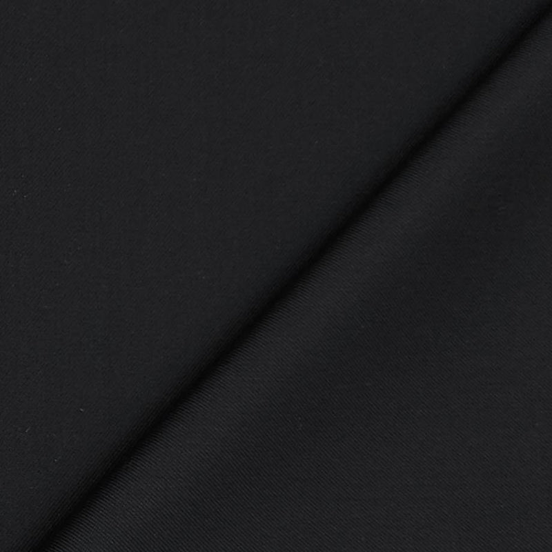 Blazer Fabric Graviera Poly Viscose Plain Colour Black